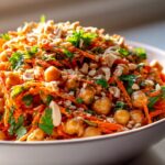 Peanut Crunch Kichererbsen- und Karottensalat Rezept genießen!