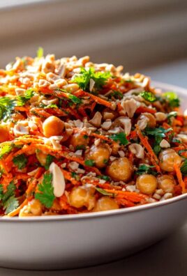 Peanut Crunch Kichererbsen- und Karottensalat Rezept genießen!