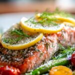 Perfekte Zitronen-Dill Lachs Folienpäckchen – Gesund & easy