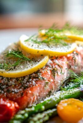 Perfekte Zitronen-Dill Lachs Folienpäckchen – Gesund & easy