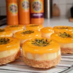 Pfirsich-Maracuja-Joghurt-Törtchen für Genießer