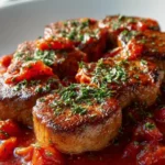 Protein Medaillons in Tomaten Kräuter Soße: Einfach köstlich!