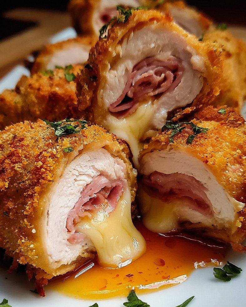 Putenröllchen nach Cordon Bleu Art – Schritt 2