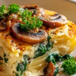 Rustikaler Kartoffel-Spinat-Pilz Auflauf – Herzhaft & Lecker!