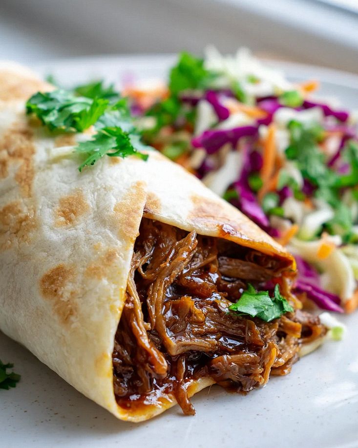 Saftiger Bbq Pulled Beef Slaw Wrap – einfach unwiderstehlich! – Schritt 1