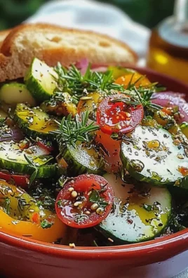 Salat zur Gewichtsreduktion mit frischem Gemüse und Avocado