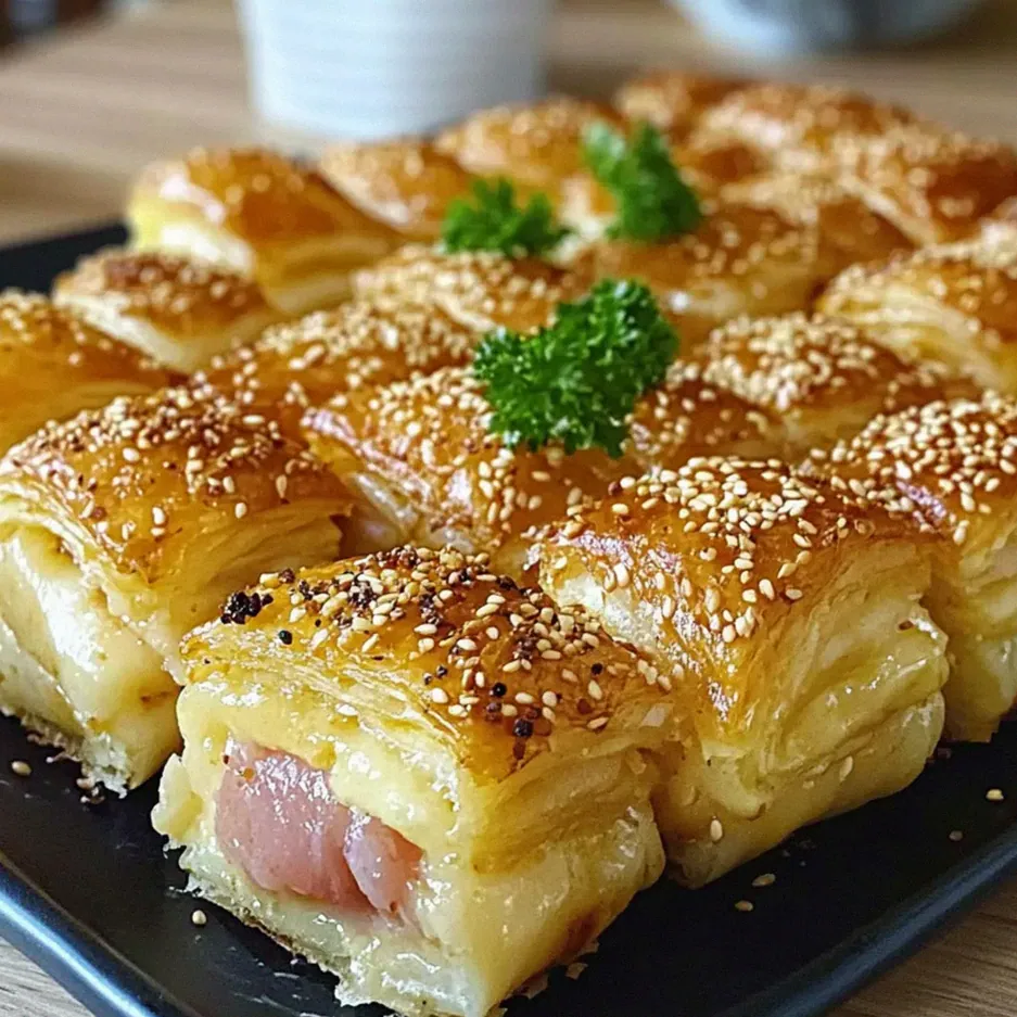 Schnelle Blätterteig-Puten-Käse-Snacks für jedes Event! – Schritt 2
