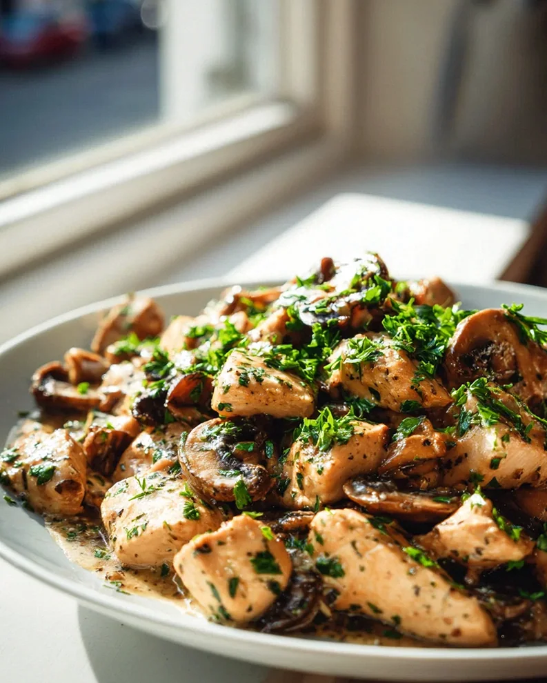 Schnelle Hähnchen Pilzpfanne: Perfekt für das Familienabendessen! – Schritt 2