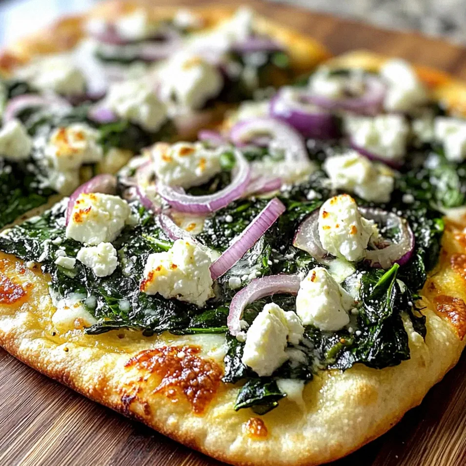 Spinat Feta Fladenbrot in nur 20 Minuten – Schritt 2