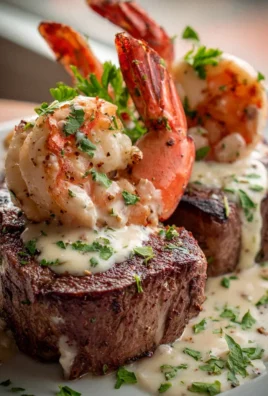 Surf & Turf mit cremiger Knoblauchsauce: Exklusiver Genuss
