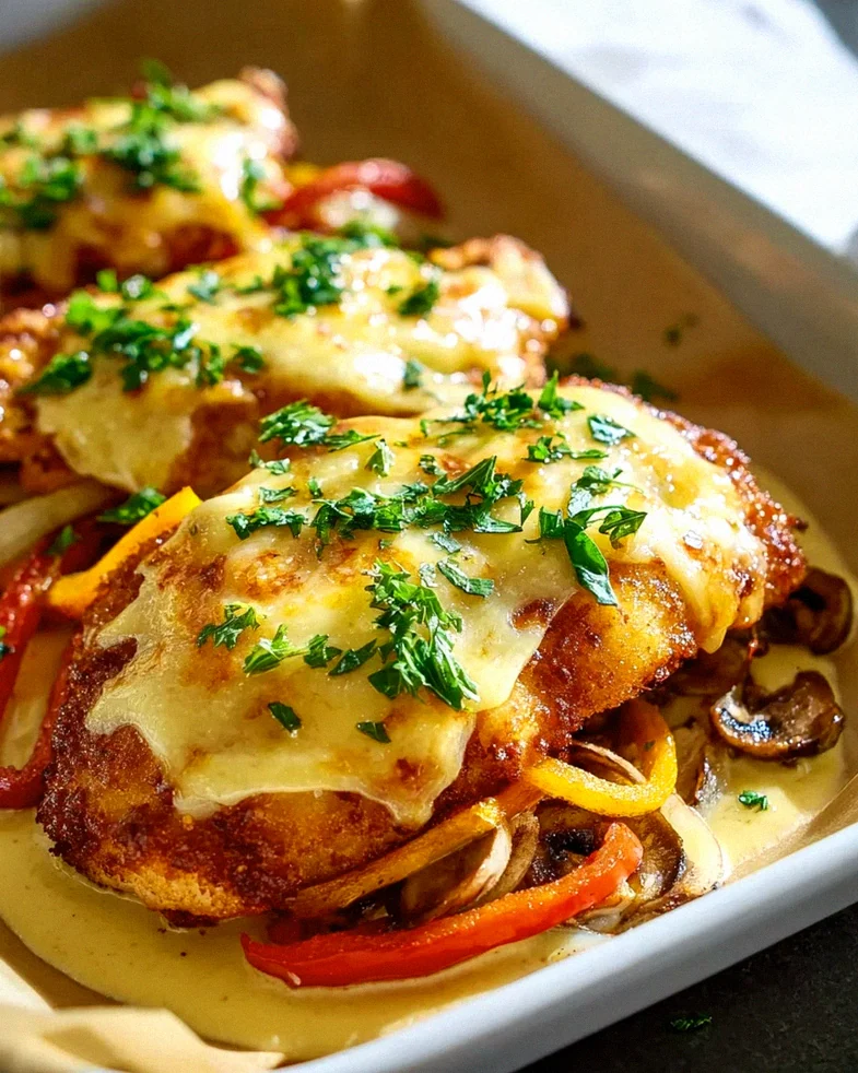 Überbackene Partyschnitzel aus dem Ofen – Ein Genuss! – Schritt 1