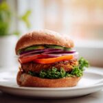 Veggie Beef Hamburger mit Kichererbsen Patty – Lecker & Gesund!
