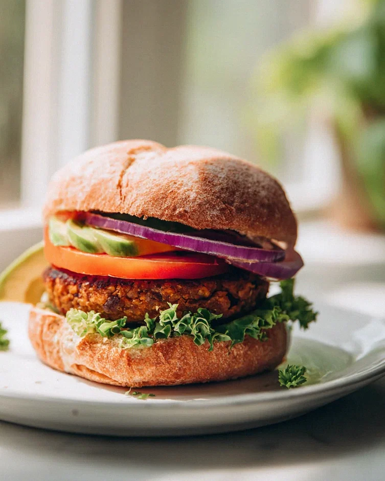 Veggie Beef Hamburger mit Kichererbsen Patty – Lecker & Gesund! – Schritt 2
