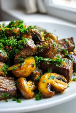 Weihnachtliche Champignons in Chili-Knoblauch-Butter