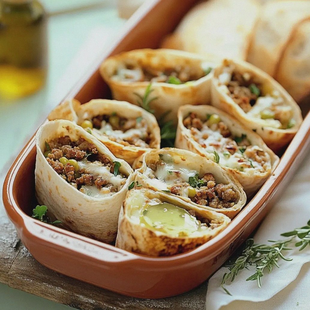 Wraps aus Ofen mit Rinderhack und Gemüse – Schritt 1