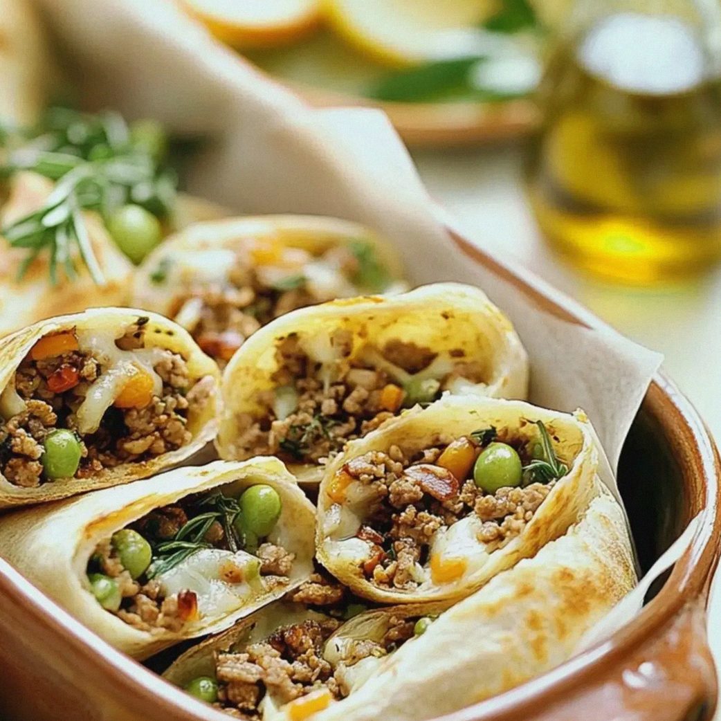 Wraps aus Ofen mit Rinderhack und Gemüse – Schritt 2