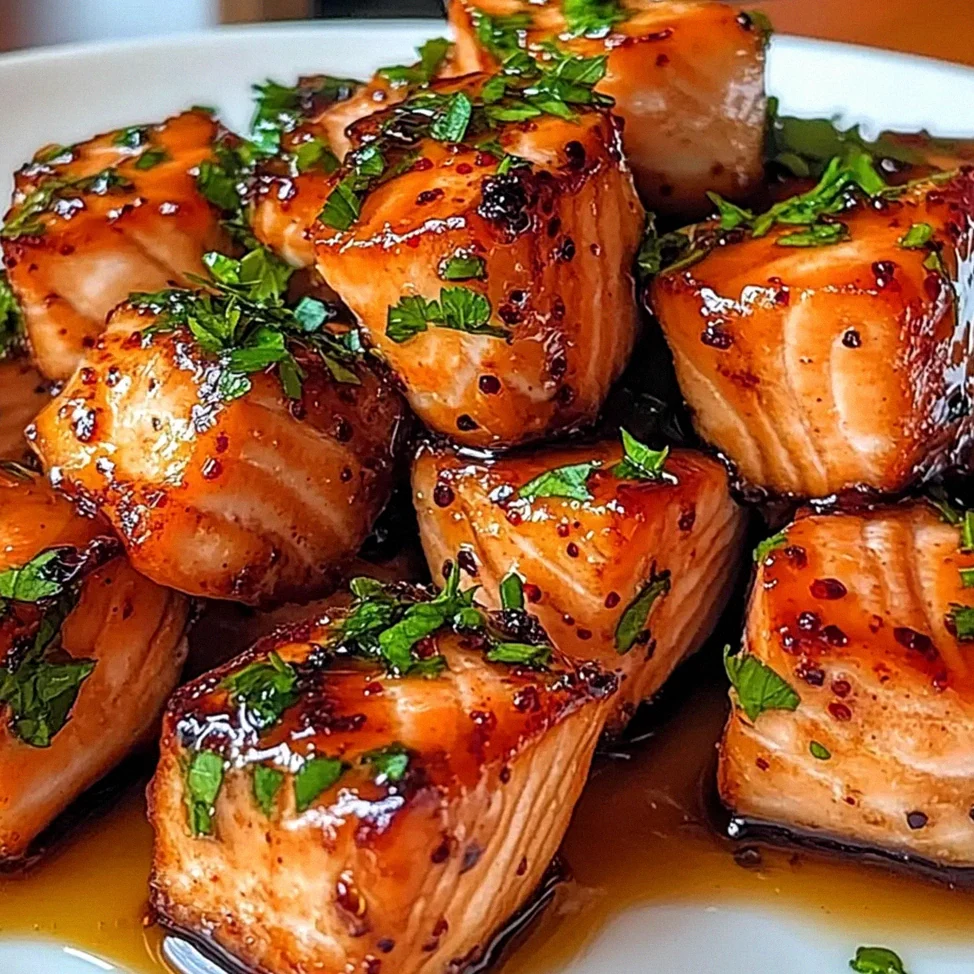 Würzige süße heiße Honig-Lachs-Bissen für jeden Abend – Schritt 1