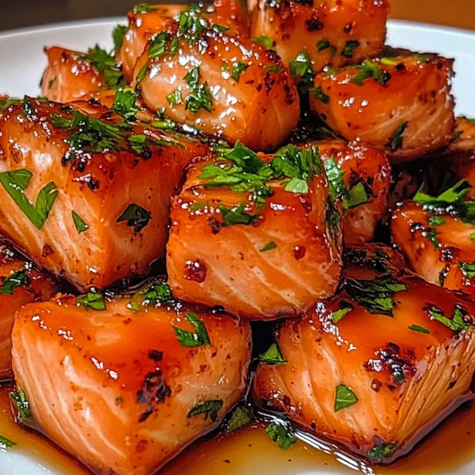 Würzige süße heiße Honig-Lachs-Bissen für jeden Abend – Schritt 2