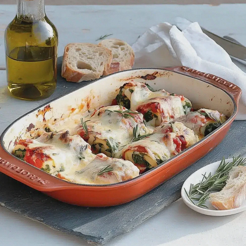 Zucchini Cannelloni mit Ricotta Spinat selbst gemacht – Schritt 1